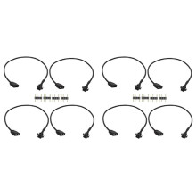 8st RGB-Förlängningskabel 5V 3-Stift Till SM 3-Stift Hona ARGB-Kontakt Adresserbar Adapterkabel för RGB-Fläkt, PC LED-Remsa