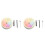 2X Unique Lemon Pattern Kitchen Refrigerator Fridge Magnet Portable Wall Clock Arabic Numeral Magmatic Clock 1