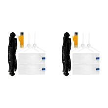 2X Main Side Brush Hepa Filter Mop Rag for Dynaking R7 Dynaking R7 Robotic Vacuum Cleaner Spare Parts Accessories