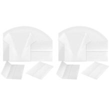 240Pcs Pre-Folded Vellum Paper, Printable Vellum Jackets Translucent Vellum Paper 5X7 Inch Vellum Paper Wraps