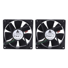2X 90 x 90 x 25MM  12V 0.60A 4-pin computer cpu cooling fans