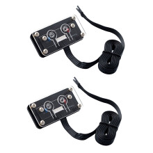 2X Interrupteur de L'Ordinateur de Bureau Interrupteur D'alimentation Externe Bouton D'alimentation + Bouton de RedéMarrage Bouton D'alimentation Du