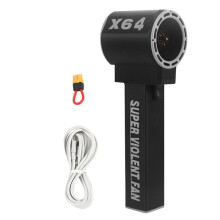 New 64mm Ducted Violent Turbofan Wind Power 1400g Handheld Industrial Grade Hair Dryer Car Washer