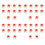 40Pcs Plastic For  Red 3 Pin MX RGB Mechanical  Keyboard Replacement 1