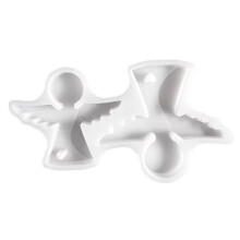 Moules à Bougies en Silicone Réutilisables en Forme D'Ange 3D - Moules en Silicone Souple à Démoulage Facile pour Table Basse