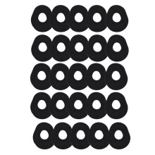 Patches Sensor Patches Meter Sensor Patch Sports Waterproof 25PCS 8.2x7.3cm Blood Glucose Fixed Patch for Dexcom G7