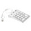 Numeric Keypad Keyboard 18Keys Numeric Key Pad Numpad Number Pad with 3  Type-C/Usb Hub for Laptop Desktop Pc 1