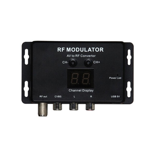 RM06 RF Modulator AV to RF Converter Digital Display