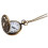 2X Retro Antique Bronze Spiderweb Pattern Pocket Watch Quartz Clock Necklace Pendant 3