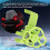 Steering Wheel Controller Gamepad Racing Steering Wheel for PS5 Racing Games, Simulation Games Green 5