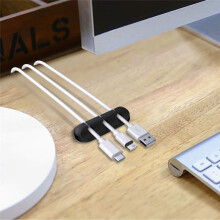 Cable Holder Clip Cable Management Wire Organizer USB Charging Cable Clamp Power Cable Fixing Clip