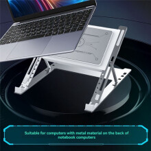 Radiateur à Semi-Conducteur pour Ordinateur Portable de Jeu, Support de Base pour Ordinateur Portable de Jeu, Réglage à 5 Vitesses pour Ordinateur