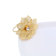 18Pack Rings Rings, Gold Rings Rings pour Les Décorations de Table, Mariage, Dîner, Fête, Décoration de Bricolage, Or