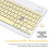 10 Inch Rechargeable  Keyboard Ultra-Thin Portable  Keyboard for , IOS, Android, Windows Devices C 4
