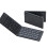 Folding  Keyboard Two-Fold Portable   Keyboard Rechargeable Office Keyboard White 2