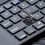 Folding  Keyboard Two-Fold Portable   Keyboard Rechargeable Office Keyboard White 3