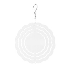 60Pcs 3 Inch Sublimation Wind Spinner Blanks 3D Wind Spinners Hanging Wind Spinners for Indoor Outdoor Garden Decoration