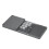 Foldable  Keyboard with Touchpad Office  Wireless Keyboard Storage Three Systems Universal Black&White 3