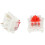 50Pcs Plastic For  Red 3 Pin MX RGB Mechanical  Keyboard Replacement 8