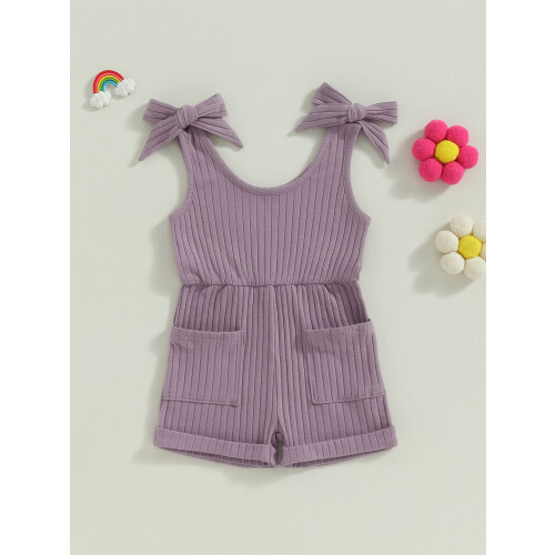 (12-18 Months, Purple) Καλοκαιρινή κοντή φόρμα & κορίτσια 1