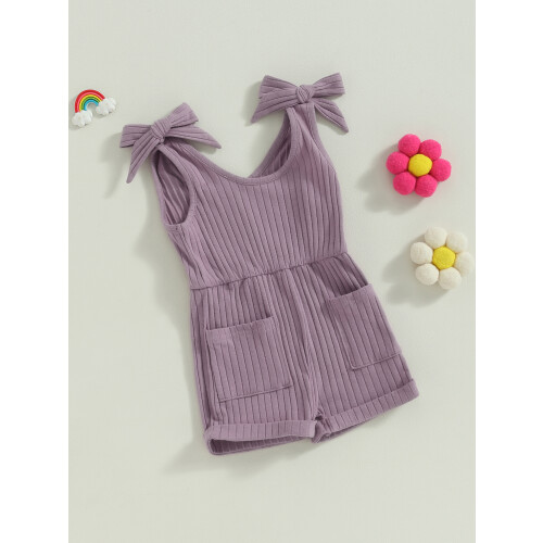 (12-18 Months, Purple) Καλοκαιρινή κοντή φόρμα & κορίτσια 2