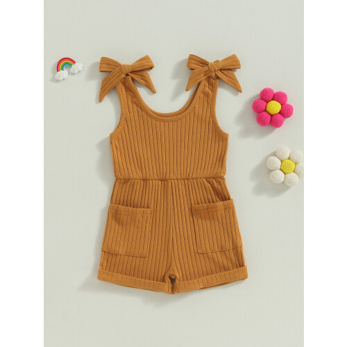 (2-3 Years, Ginger Yellow) Καλοκαιρινή κοντή φόρμα & κορίτσια 1