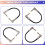 3PCS Guitar Effects Cable 15cm 1/4 Inch Right Angle Cable Instruments Patch Cord 6.35MM Electric Guitar Effect Wire 7