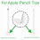 10Pcs Is Suitable for  Pencil Generation/Second Generation  Stylus Replacement Pen Tip Stylus Press Screen Pen 5