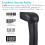 1D USB Handheld CCD Barcode Scanner, 30cm Range, Durable ABS 3
