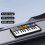 Portable MIDI Control Keyboard, USB, Sequencer Keyboard, Backlit Drum Pads, 8 Knobs, OLED, 25-Key Controller 7