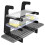 3-Tier Mechanical Keyboard Holder Display Stand Keyboard Shelf for Storage Three Mechanical Keyboard Black 2