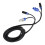 High Quality Powercon 3-Pin XLR Combo Cable 5m DMX512 Power Con Cable for Stage Lighting Led Screen 8