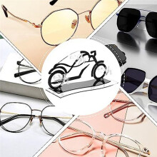 Acrylic Glasses Stand Riser Eyeglasses Holder Motorcycle Shape Glasses Holder Glasses Organizer Eyeglasses Stand
