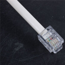 2X Telephone RJ11 Male  to Double RJ11 Female Jack Filter Splitter Adapter