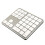 2.4G  Number Pad Ultra-Thin Wireless Numpad USB Rechargeable Numeric Keypad for IOS Android Window White 9