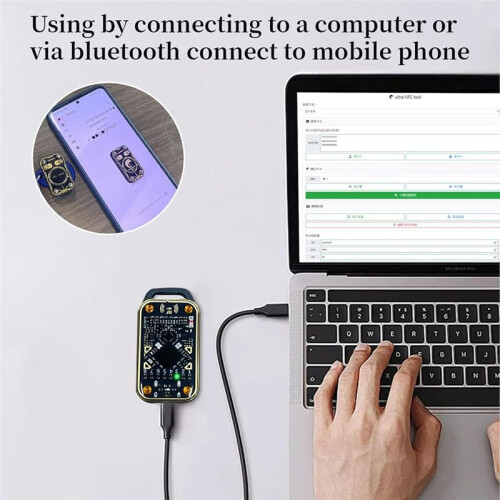 RFID Reader Writer Full Function RFID Emulator RFID Writer Copier  Card Duplicator Multiple ID IC Cards Replacement 2