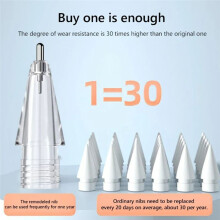 Punte di Ricambio per Punta Fine con Controllo Preciso In Metallo per Pencil 2/1 Gen. Punta di Ricambio per Punta per Pro Pencil