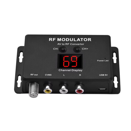 RM06 RF Modulator AV to RF Converter Digital Display 1