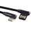 2X USB-C 3.1 Type-C to Left Right Angled 90 Degree USB 2.0 Data Cable with Sleeve for Tablet & Phone 15cm 5