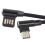2X USB-C 3.1 Type-C to Left Right Angled 90 Degree USB 2.0 Data Cable with Sleeve for Tablet & Phone 15cm 6
