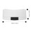 Keyboards Tray Under Desk Keyboards Stand Slide Pull Out Computer Keyboards Drawer Multi-Purpose Drawer Black 6