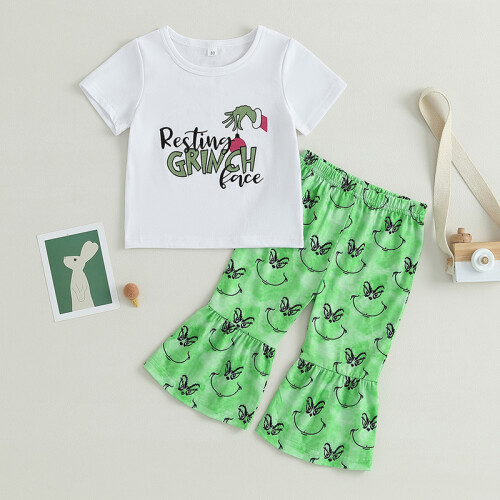 (3-6 Months, Green) Σετ 2 τεμαχίων παντελόνι νήπια 1