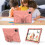 Capa Infantil para Tablet para  Pro 11 Polegadas 2024 Capa À Prova de Choque com Suporte em EVA Estojo com Suporte Azul 6