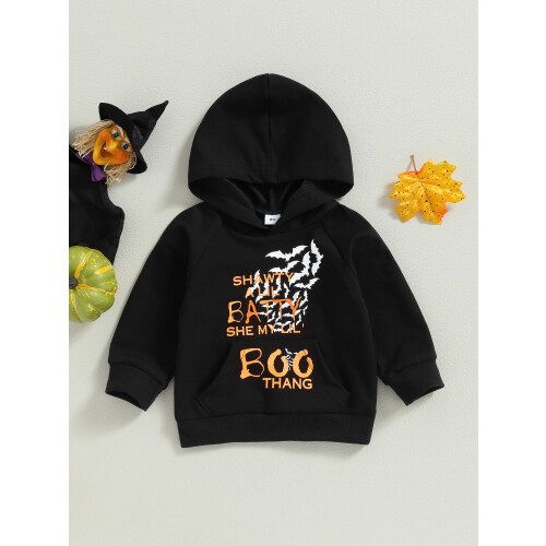 (2-3 Years, Black) Moletom infantil com de outono. 1