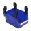 Wall Mount Blue Parts Storage Rack, Stackable, 135x105x76mm 1