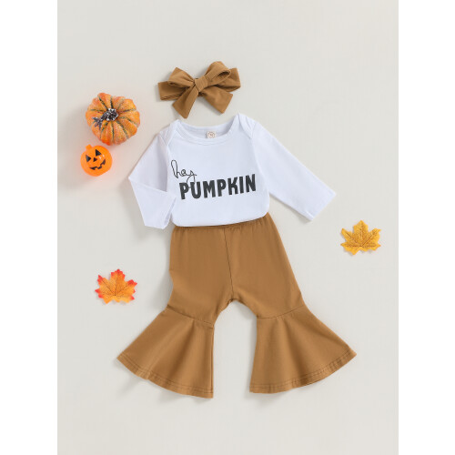 (6-12 Months, White) Completo autunnale per pezzi Halloween. 2