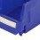 Wall Mount Blue Parts Storage Rack, Stackable, 135x105x76mm 11