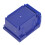 Wall Mount Blue Parts Storage Rack, Stackable, 135x105x76mm 14