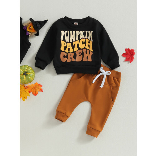 (2-3 Years, Black 2) Conjunto de Halloween 2 piezas. 1