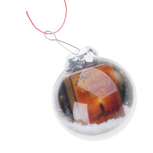 Vakantieboekbedel Gebruiksvriendelijke acryl kerstdecoratie-Geel